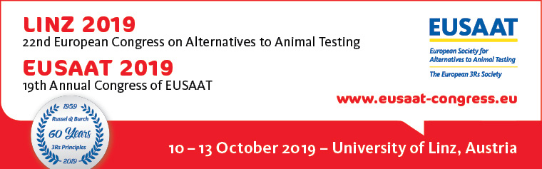 22nd European Congress on Alternatives to Animal Testing, August 25-28 2019, University of Linz, Austria