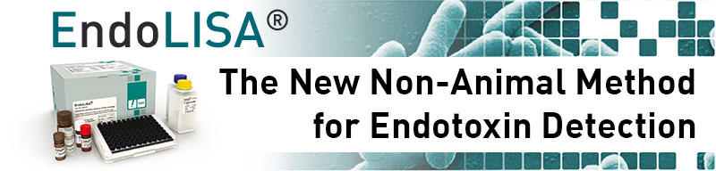 Banner Hyglos - EndoLISA - The new non Animal Method for Endotoxin Detection